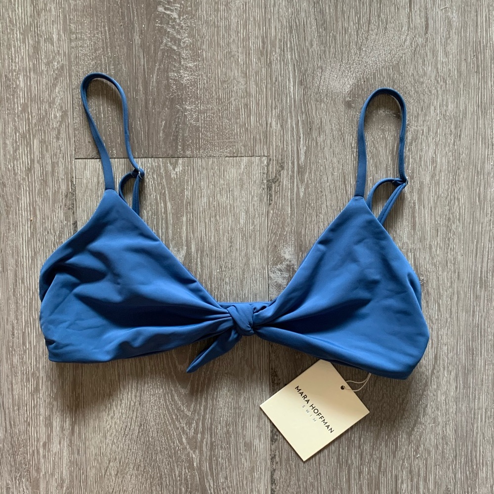 Mara Hoffman CARLA knot bikini top NWT